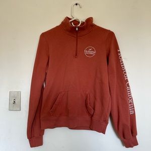 Small Light Pink Hollister Half-zip